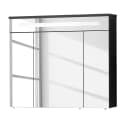 Spiegelschrank Kara | Schwarz