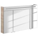 Spiegelschrank Clever I 120cm Braun/Esche Dekor | Braun