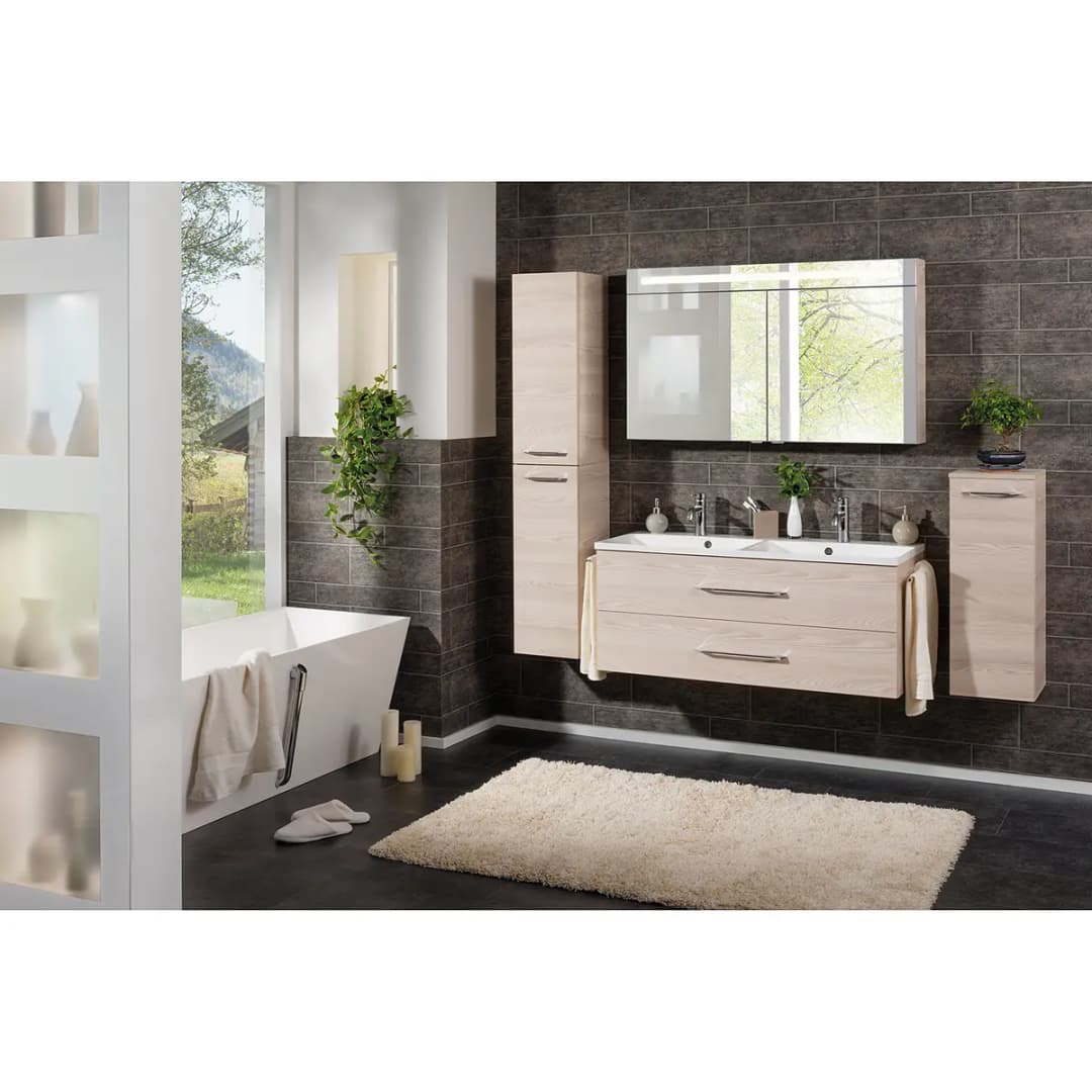 Doppelwaschtisch Clever | Braun