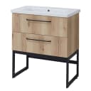 Waschtischunterschrank Luspa | Braun