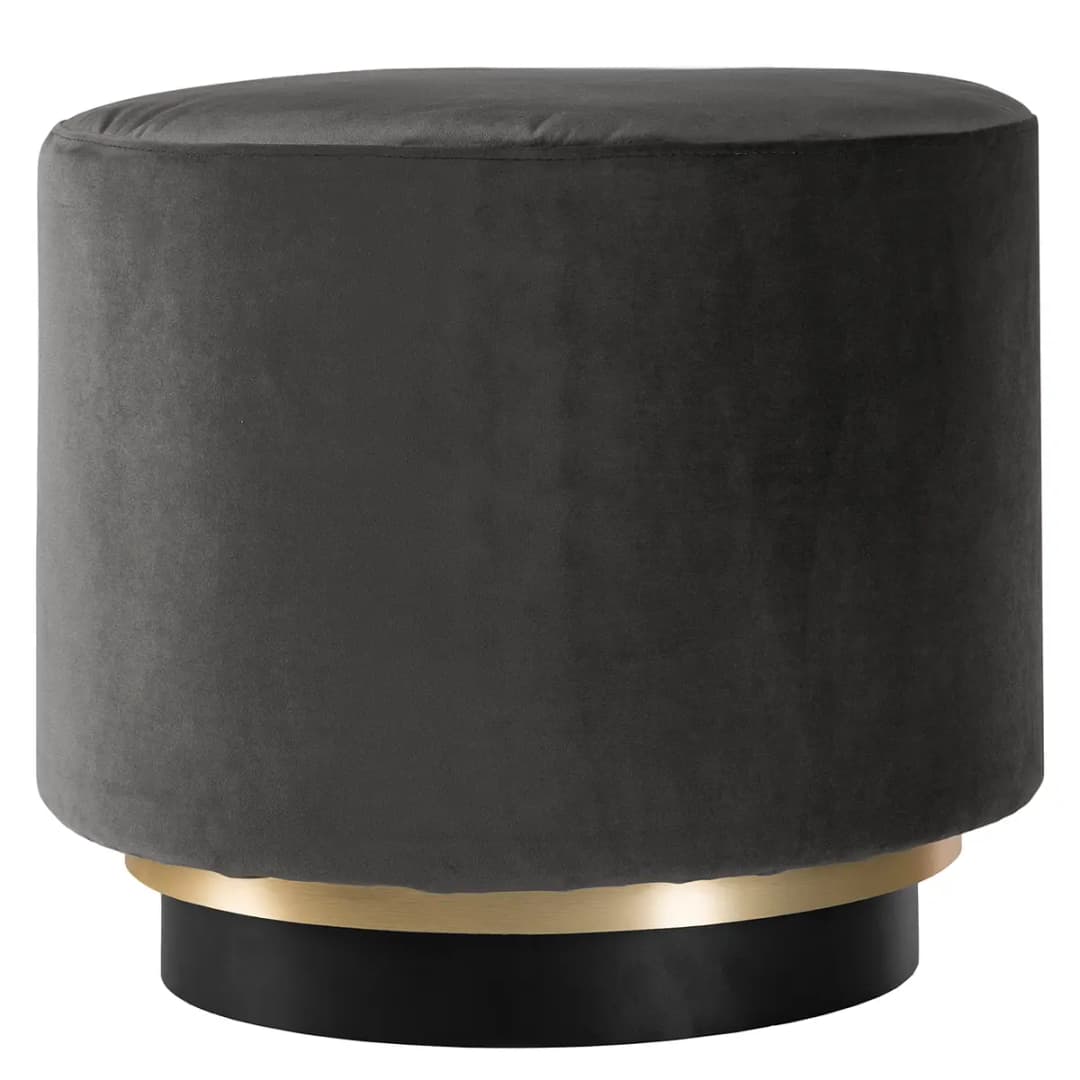 Polsterhocker Redmond II | Grau