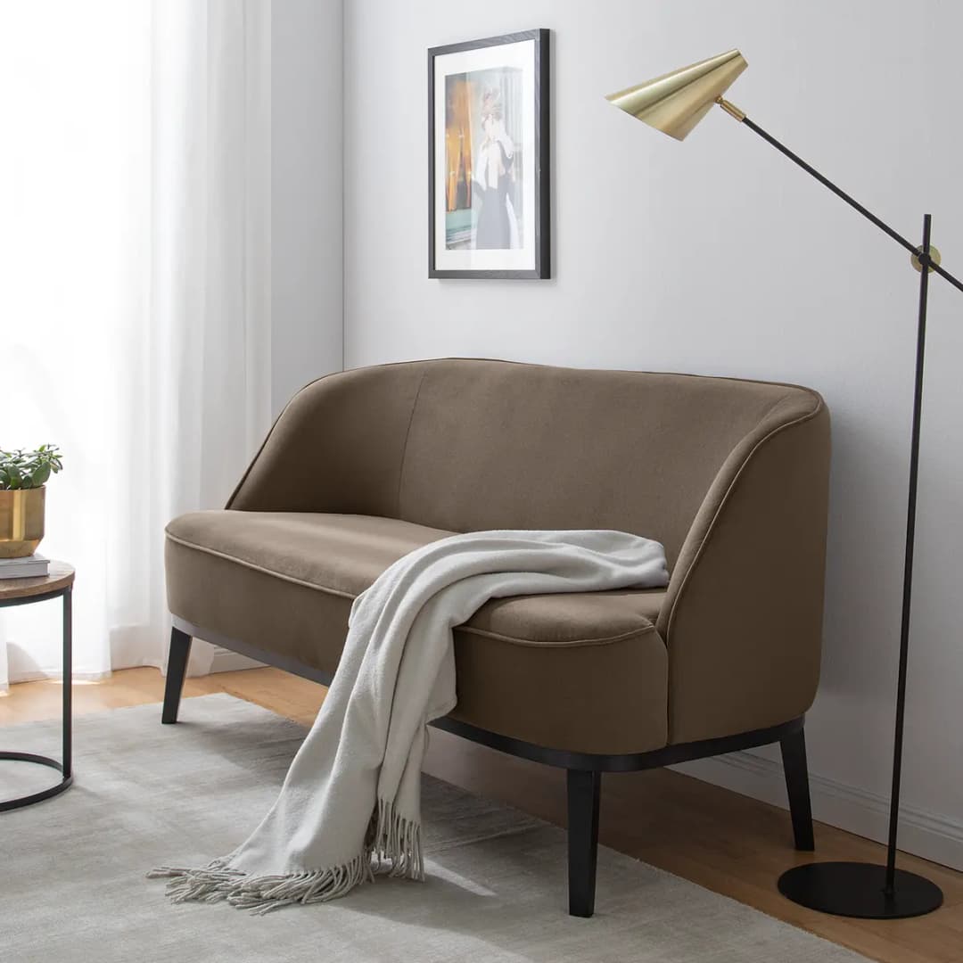 2,5-Sitzer Sofa Sela | Braun