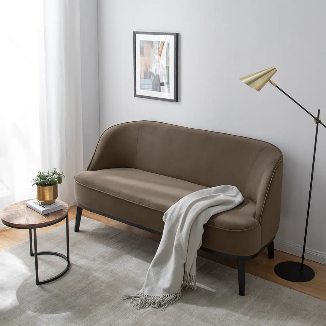2,5-Sitzer Sofa Sela | Braun