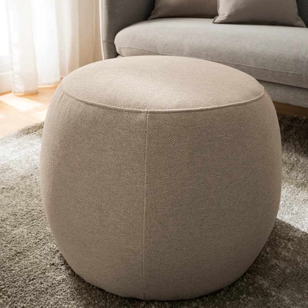 Polsterhocker LOVELOCK | Beige