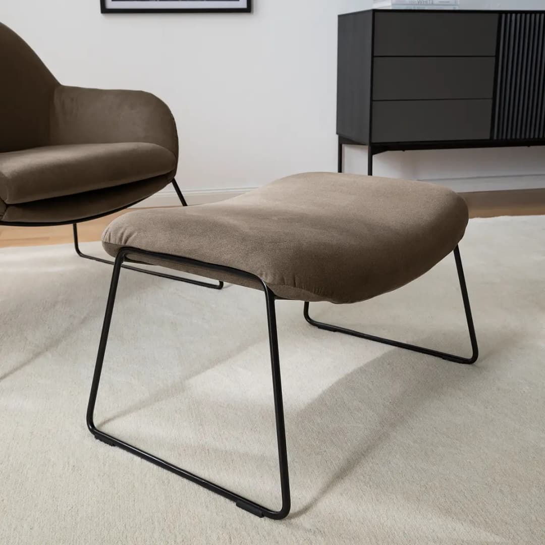 Polsterhocker Culin | Braun
