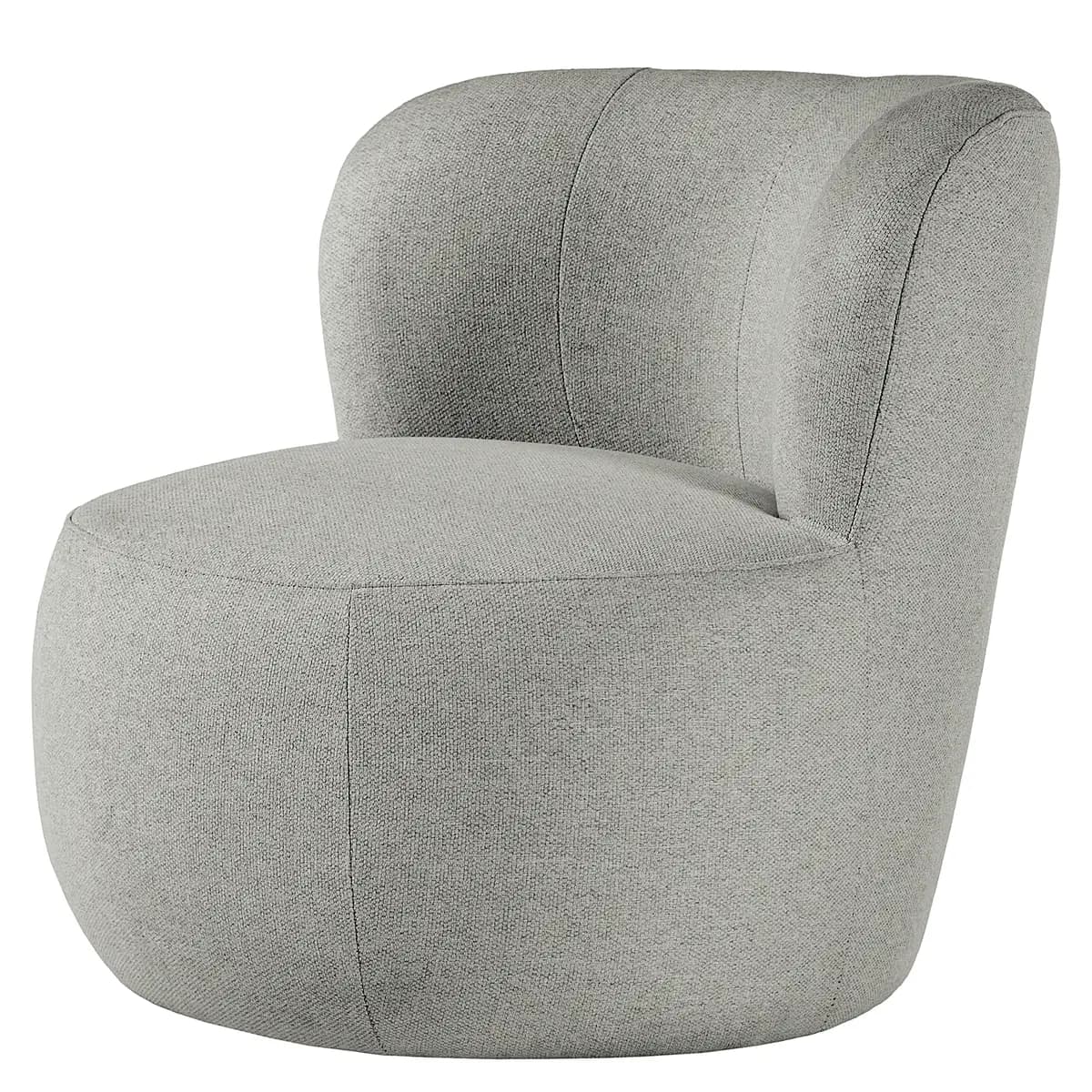 Sessel LOVELOCK Grau Webstoff | Grau