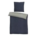Melange-Flanell Bettwäsche 0840500 | Blau
