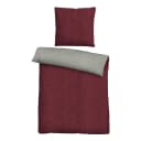 Melange-Flanell Bettwäsche 0840500 | Rot