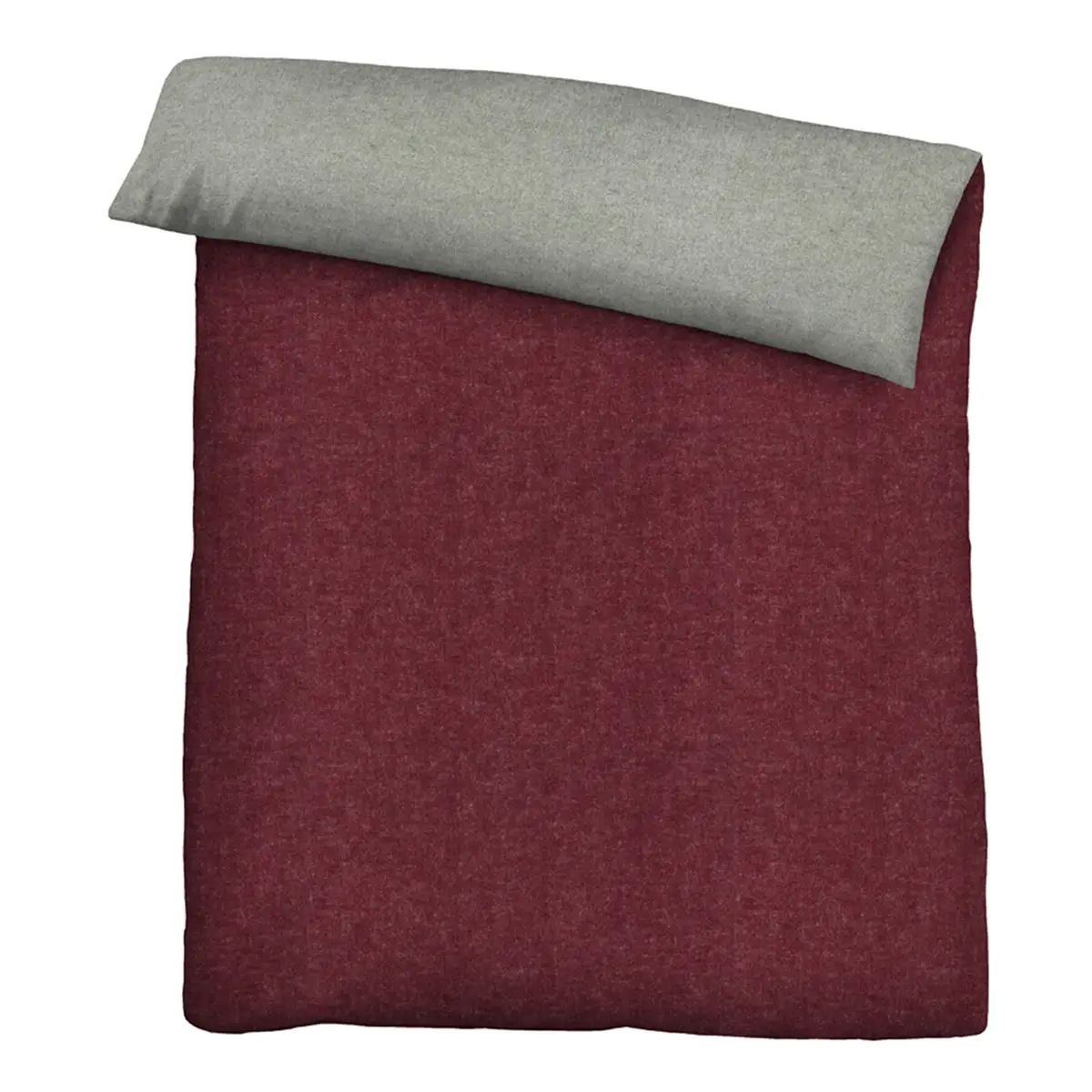 Melange-Flanell Bettwäsche 0840500 | Rot