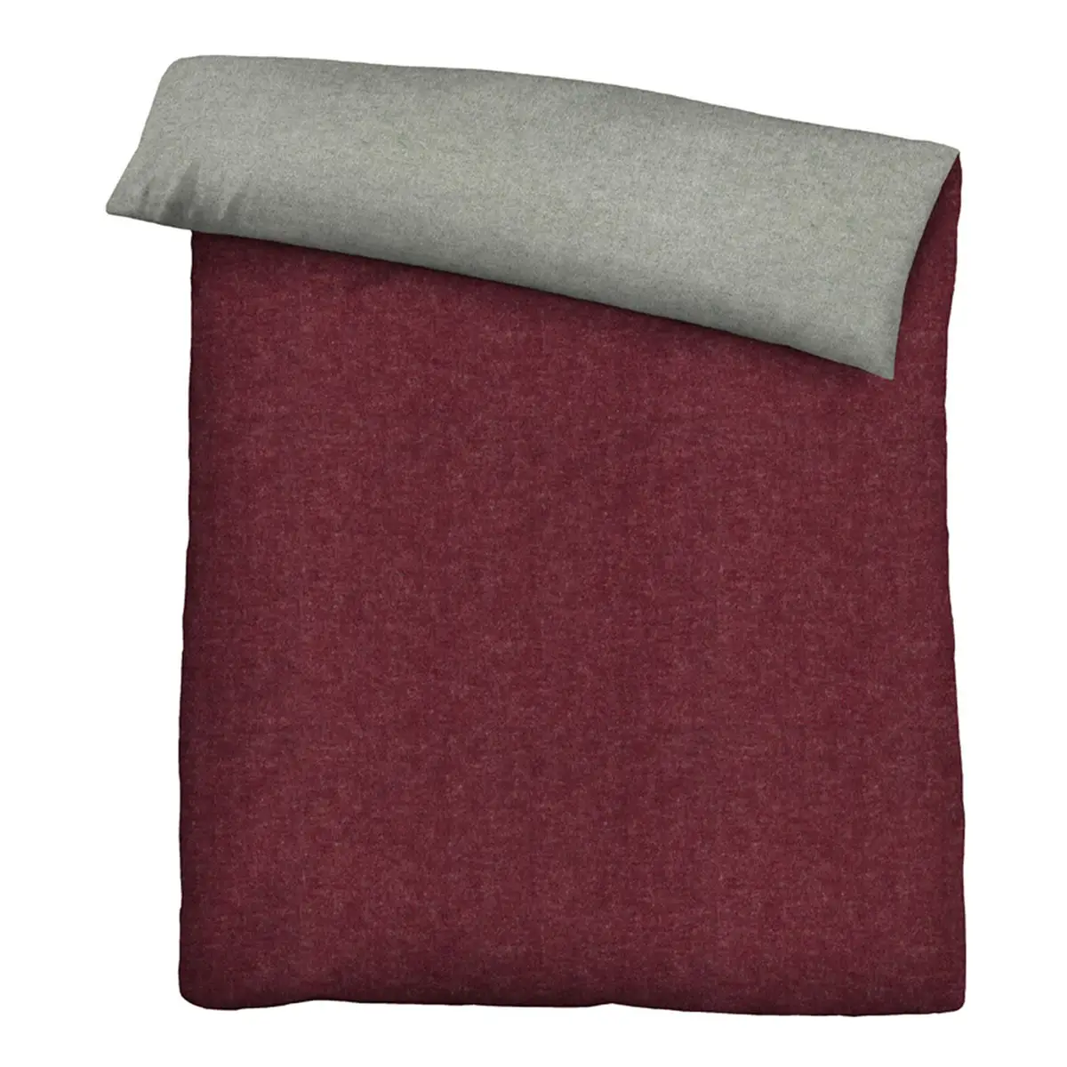 Melange-Flanell Bettwäsche 0840500 | Rot