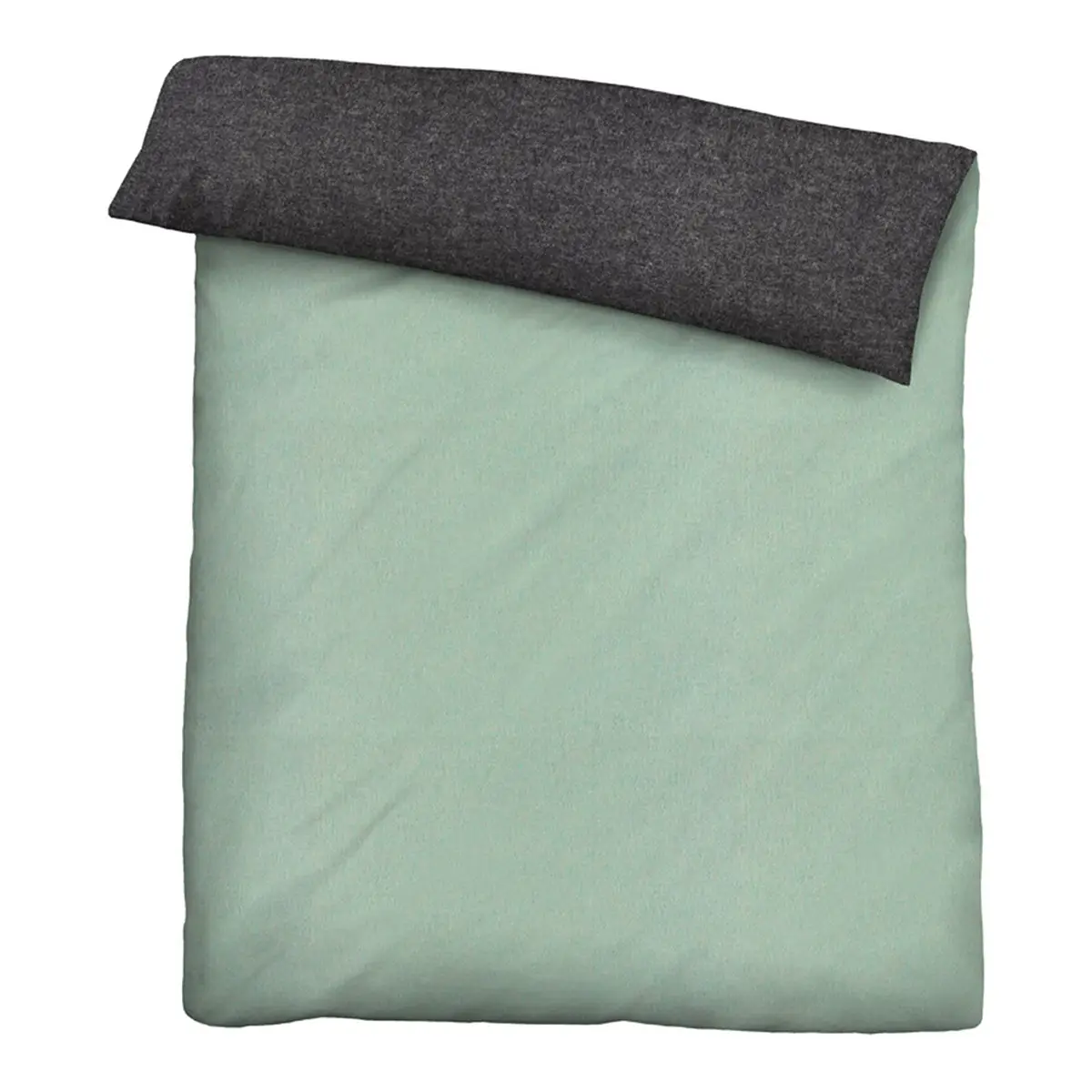 Melange-Flanell Bettwäsche 0840500 | Grün