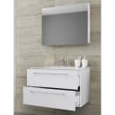 Badezimmerset Muniz II 2-teilig 80cm Weiß/Weiß | Weiß