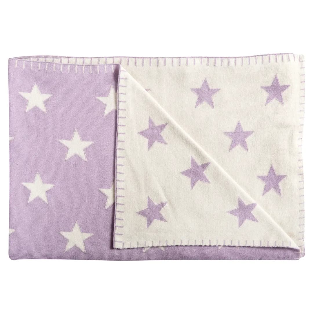 Babykuscheldecke Big Star | Lila