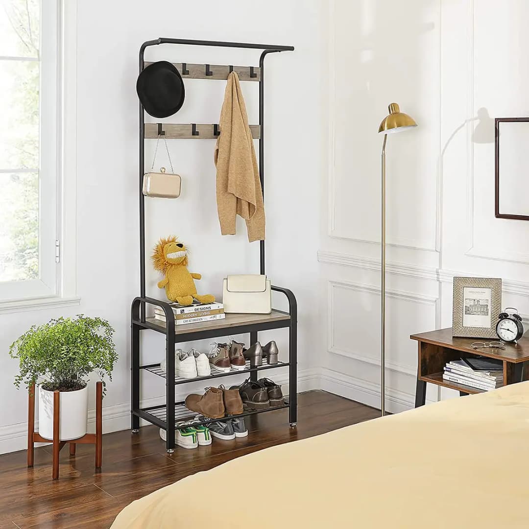 Kompaktgarderobe Westerly | Schwarz