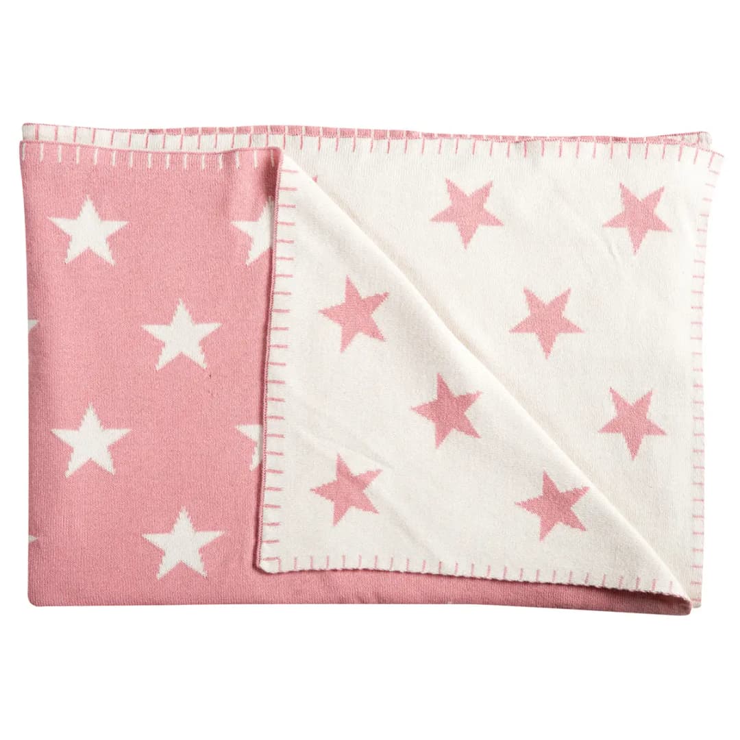 Babykuscheldecke Big Star | Rosa