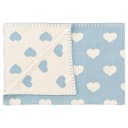 Babykuscheldecke Herzchen | Blau