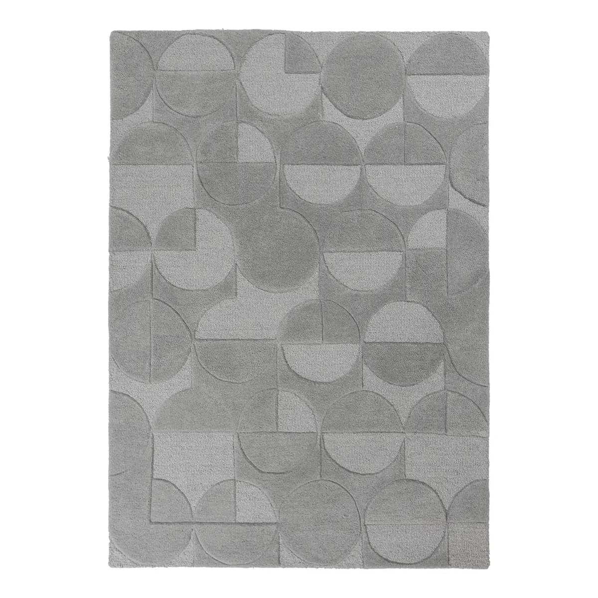 Wollteppich Gigi Grau/Grau 200 x 290cm Wolle | Grau