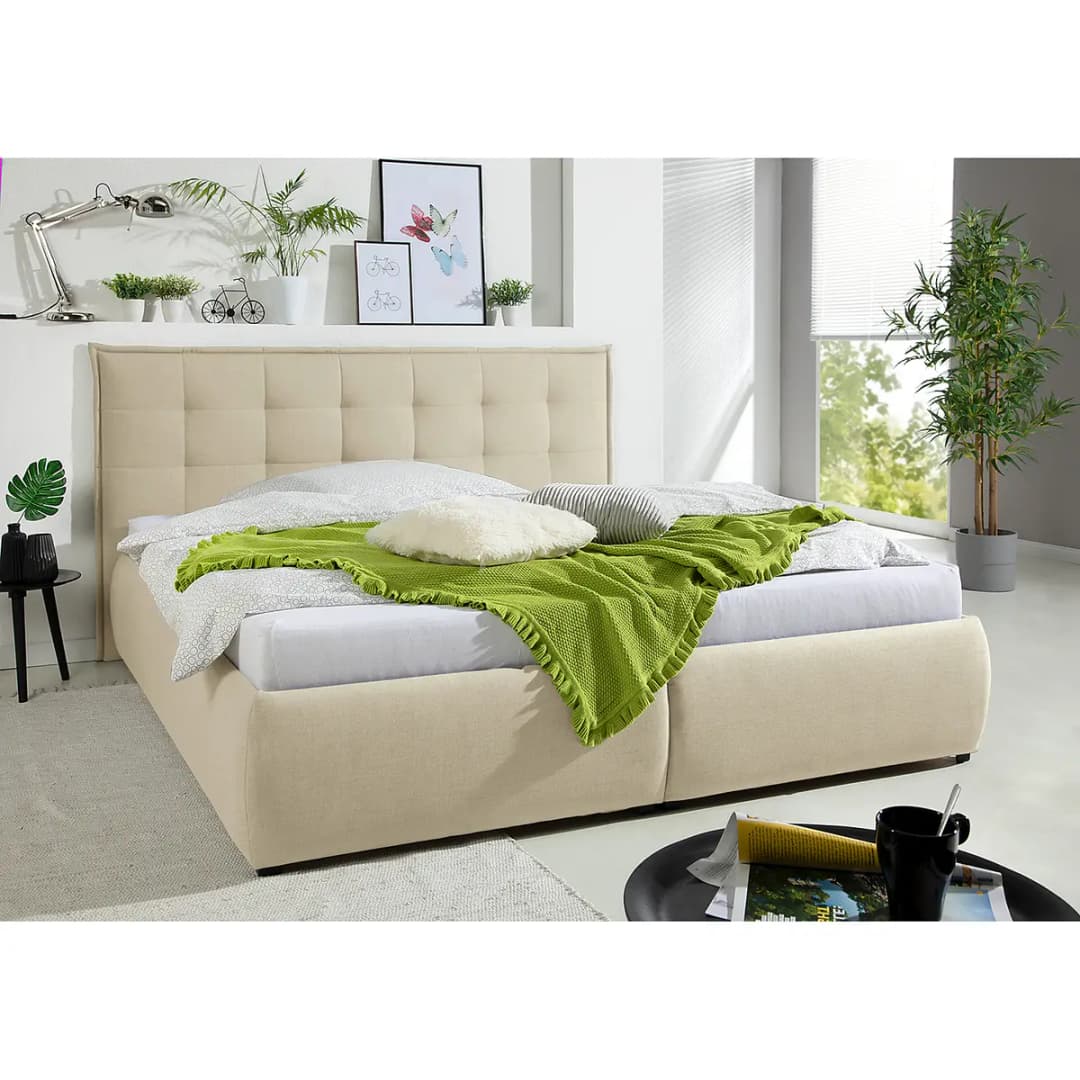 Polsterbett Springville | Beige
