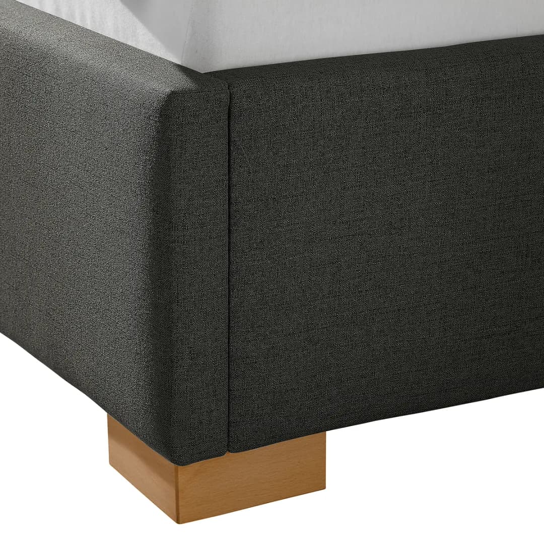 Polsterbett Whitewood | Grau