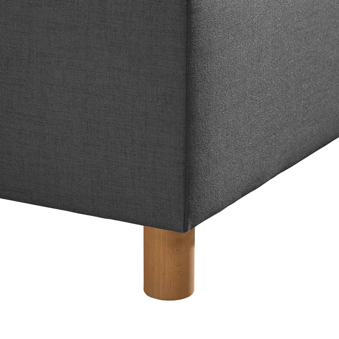 Polsterbett Beechgrove | Grau