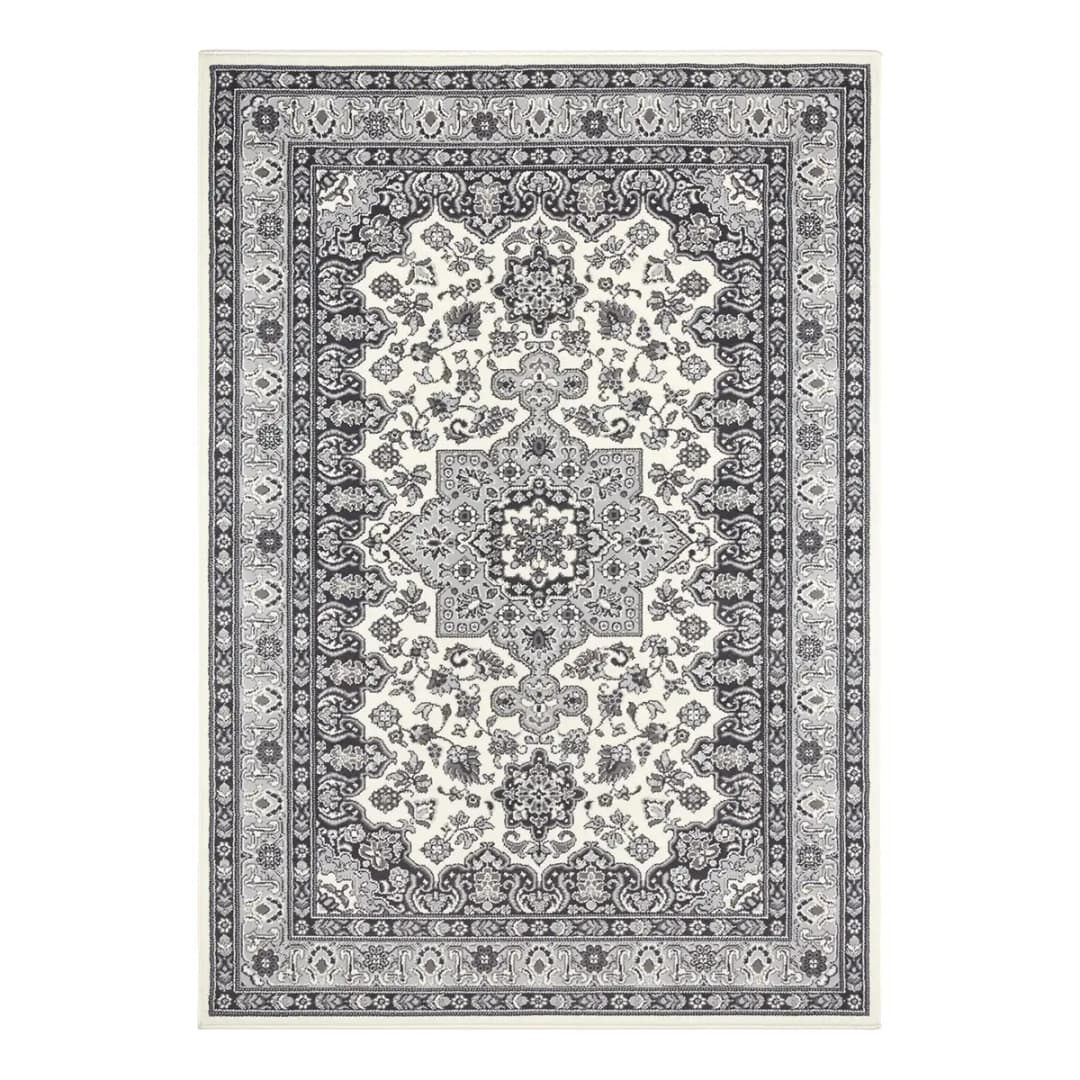 Parun Täbriz Kurzflor Teppich | Grau