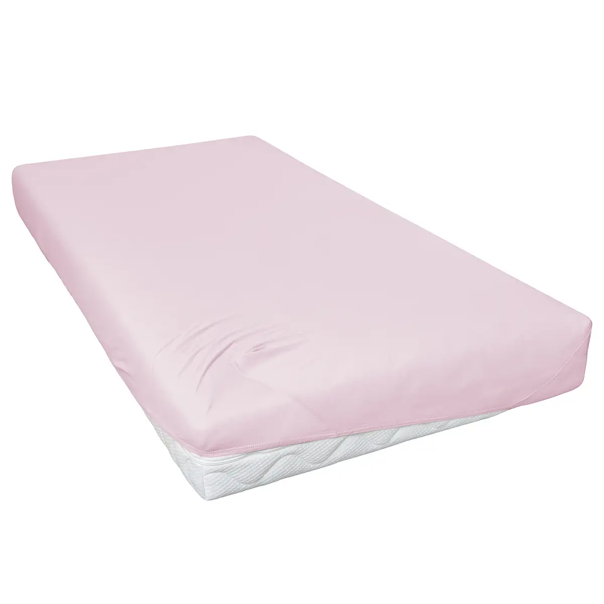 Jersey-Spannbetttuch Lom | Rosa