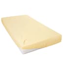 Mako-Feinjersey-Spannbetttuch Rioux | Gelb