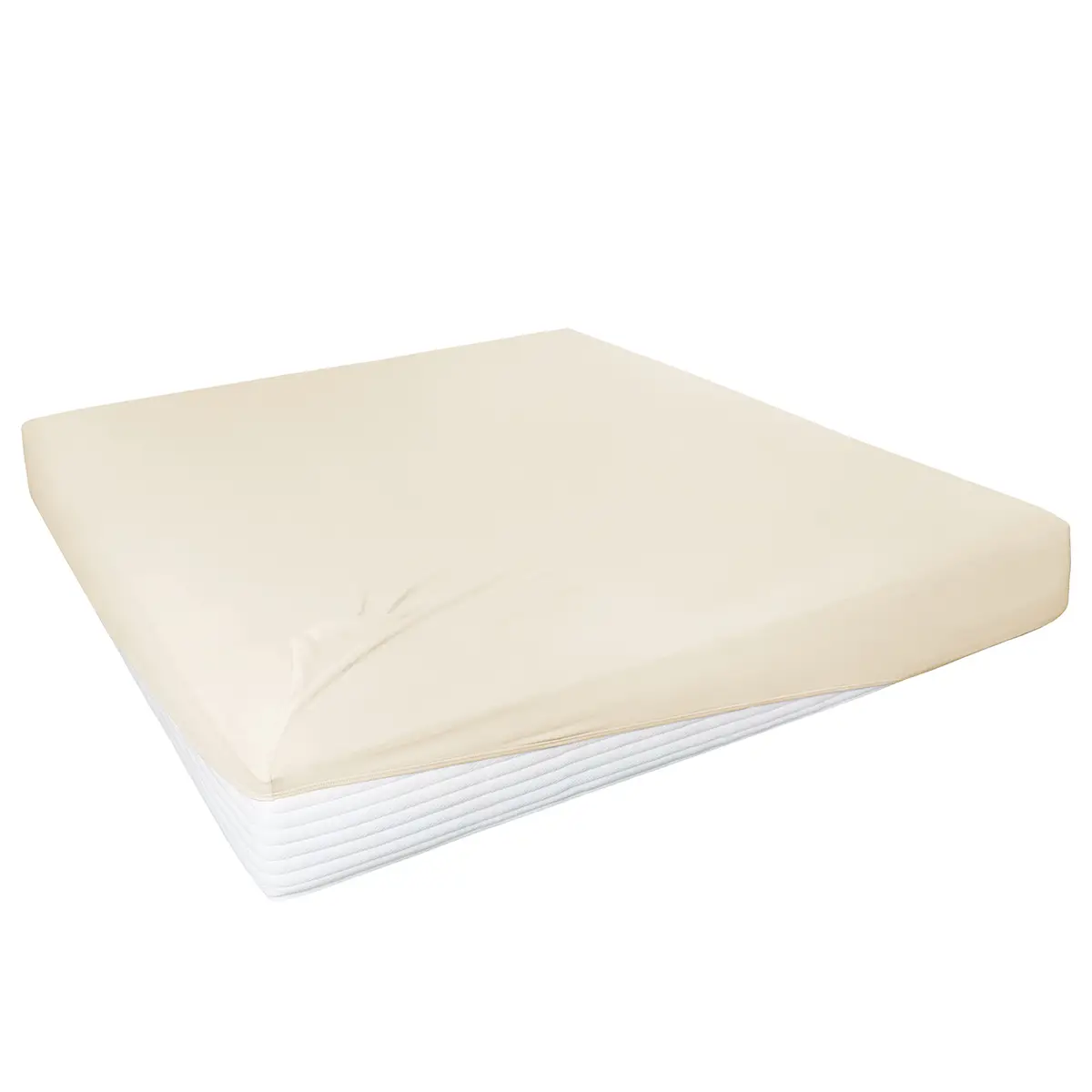 Boxspring-Elastan-Spannbettttuch | Braun