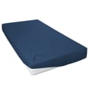 Mako-Feinjersey-Spannbetttuch Rioux | Blau