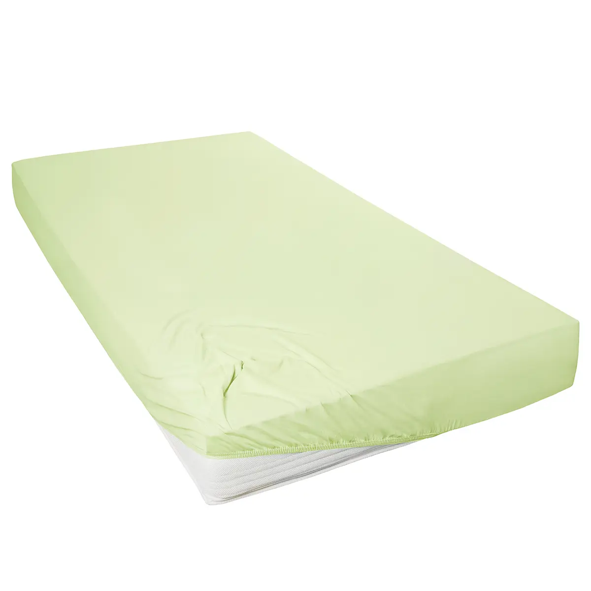 Mako-Feinjersey-Spannbetttuch Rioux | Grün