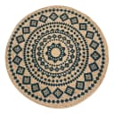Teppich Mamda II Beige Ø 120cm Jute | Beige