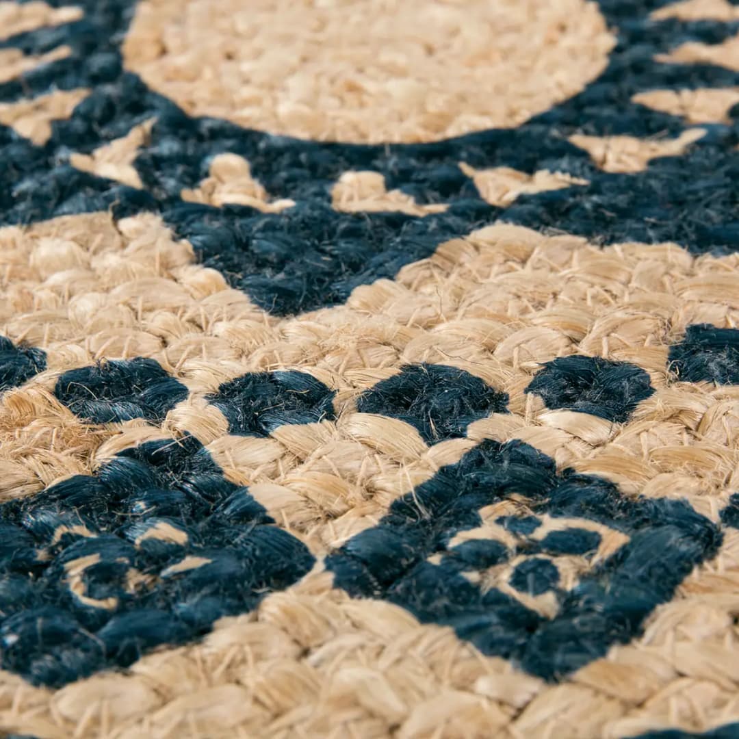 Teppich Mamda II Beige Ø 120cm Jute | Beige
