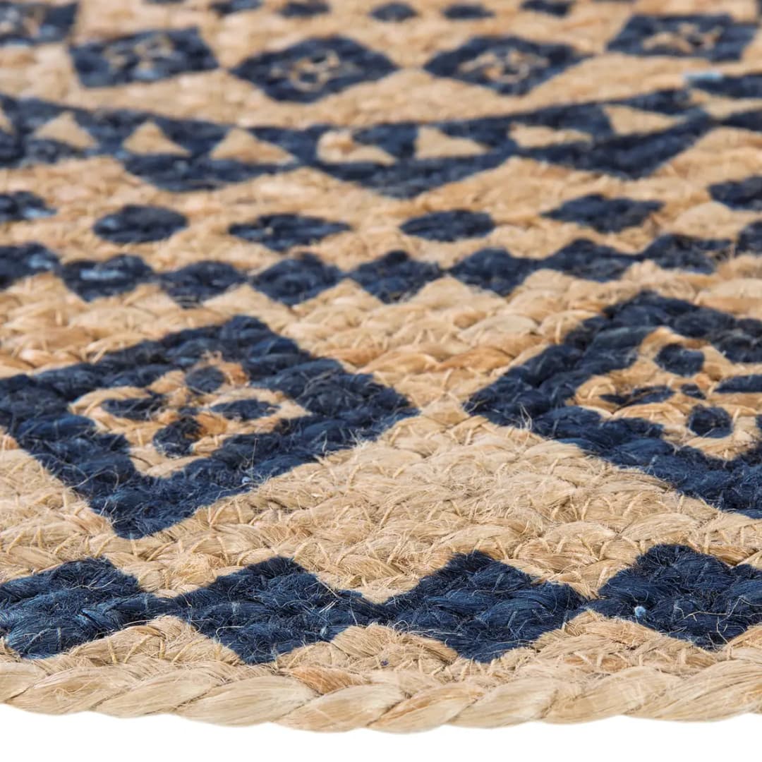 Teppich Mamda II Beige Ø 120cm Jute | Beige
