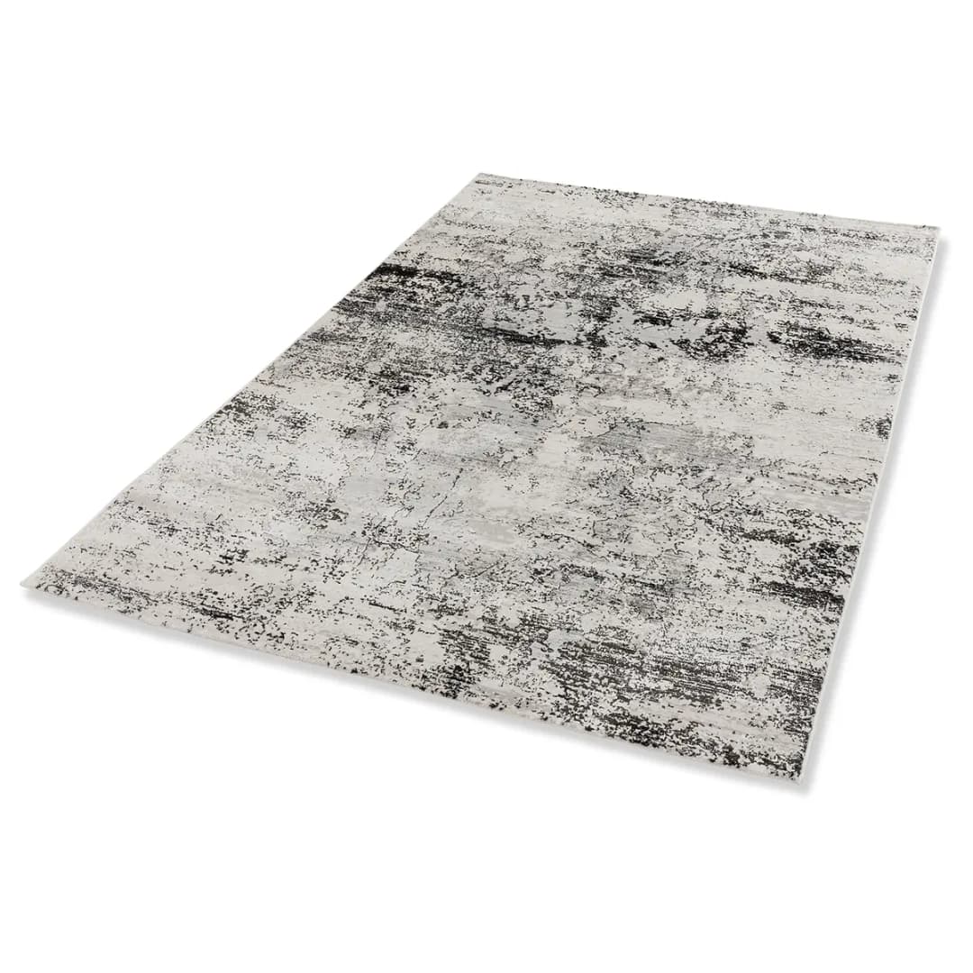 Kurzflorteppich Noa I Beige/Schwarz/Beige 133 x 190cm