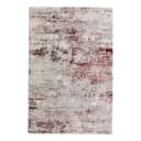Kurzflorteppich Noa I Beige/Rot/Creme 133 x 190cm Webstoff