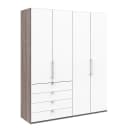 Falttürenschrank | Braun