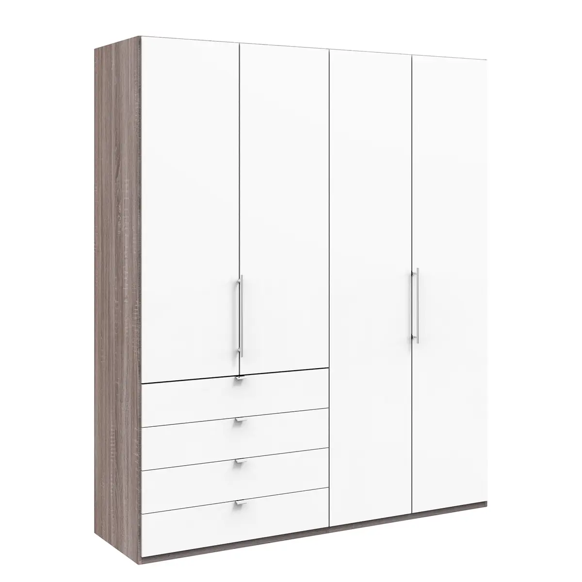 Falttürenschrank | Braun