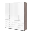 Falttürenschrank II 200 x 236cm | Holztöne