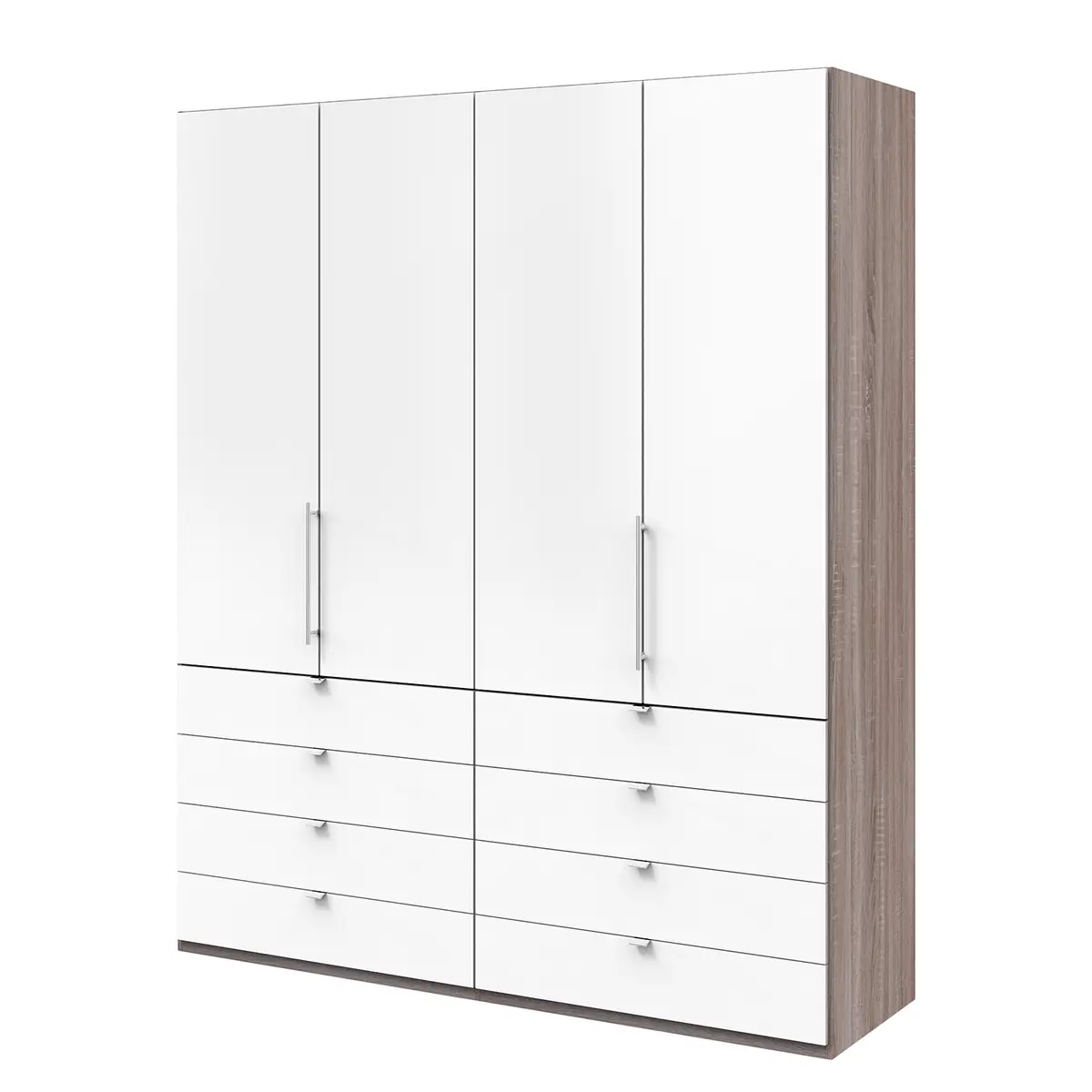 Falttürenschrank II 200 x 236cm | Holztöne