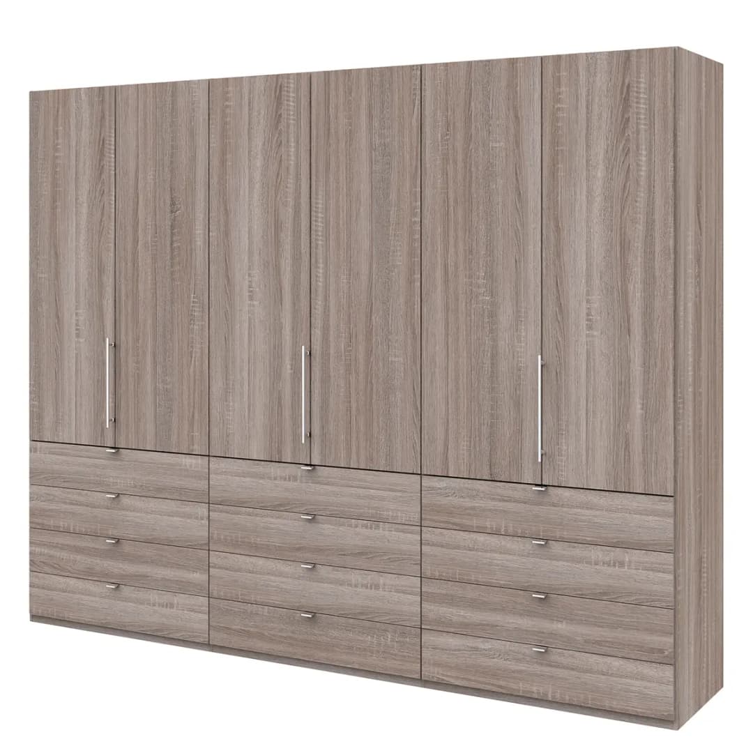 Falttürenschrank II | Braun