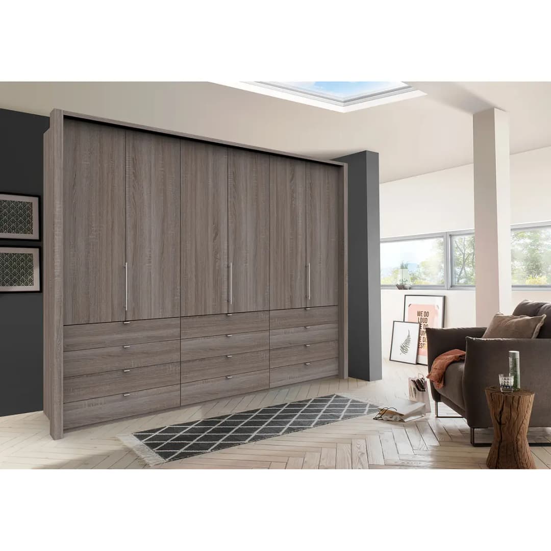 Falttürenschrank II | Braun