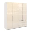 Falttürenschrank | Weiß