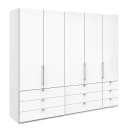 Falttürenschrank II | Weiß
