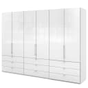 Falttürenschrank II | Weiß