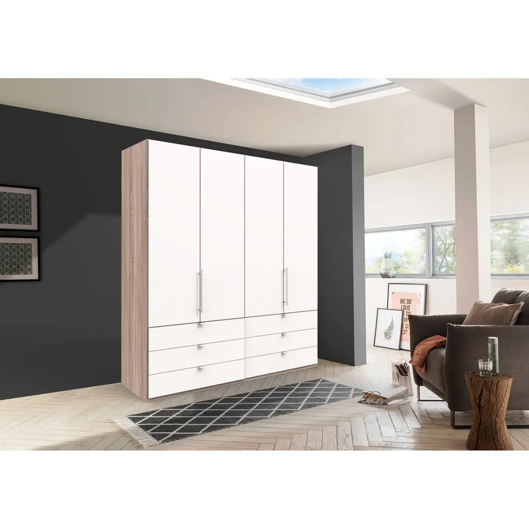 Falttürenschrank II | Braun