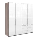 Falttürenschrank | Braun