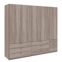 Falttürenschrank II 250 x 216cm | Braun