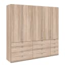 Falttürenschrank II | Braun
