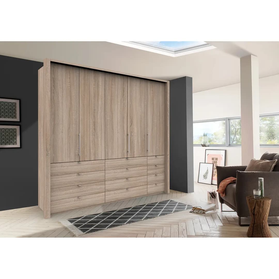 Falttürenschrank II | Braun