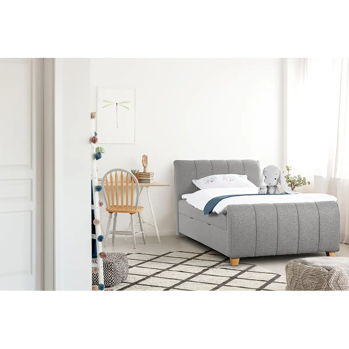 Boxbett Noble County | Grau